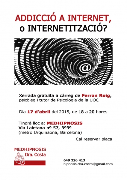 Adicción a internet, o internetización?