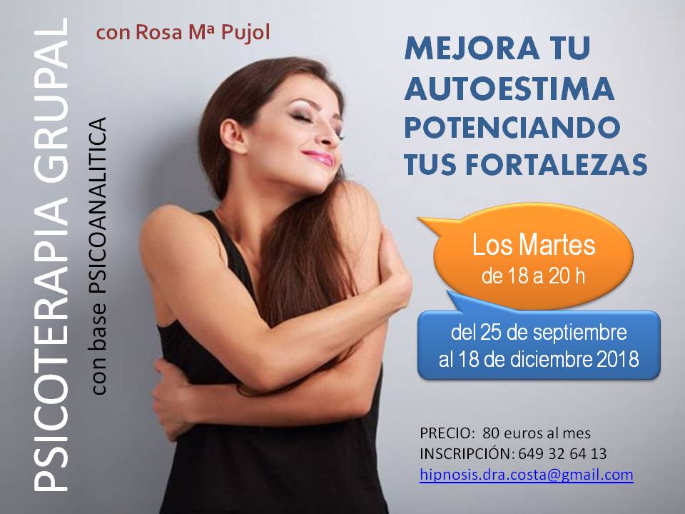 Mejora tu autoestima. Psicioterapia grupal en MedHipnosis