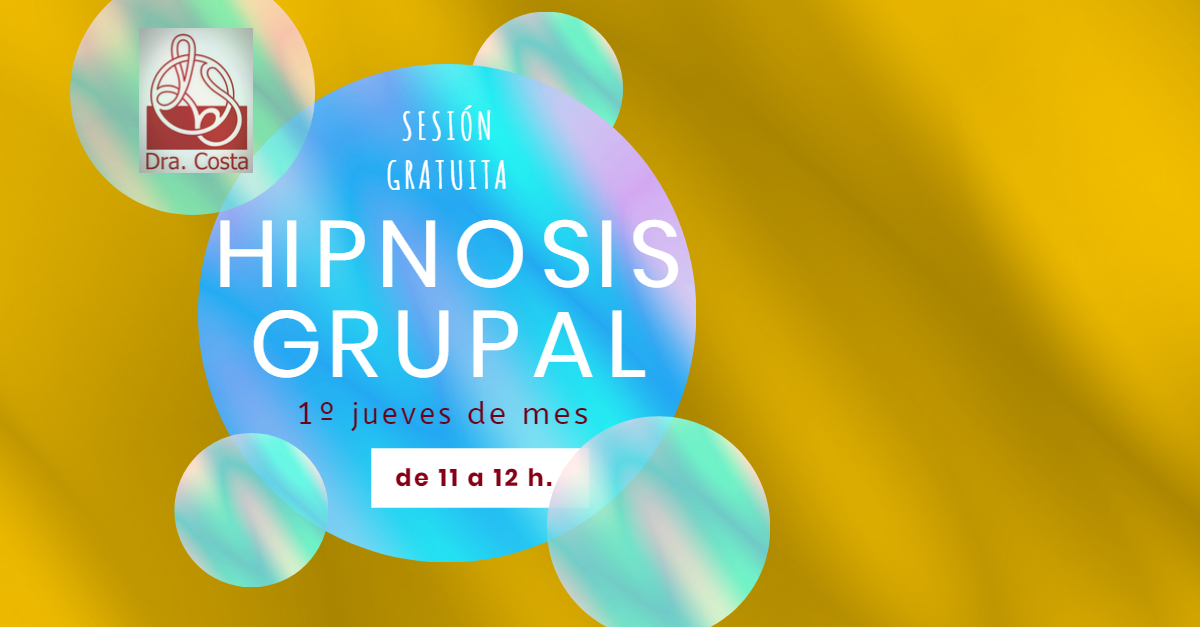 Hpnosis gratuita grupal. MedHipnosis. Hipnosis Doctora Costa