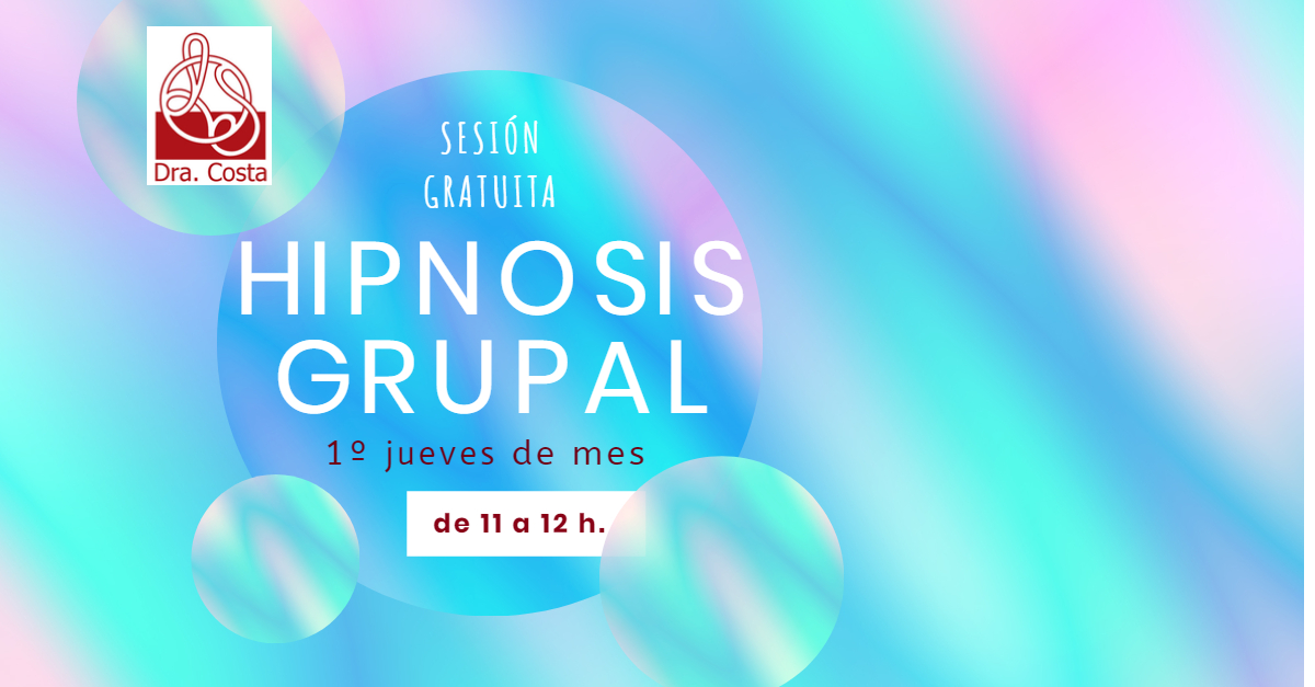 Sesión gratuita de hipnosis clínica en grypo. Septiembre 2018, MedHipnosis-Dra. Esther Costa