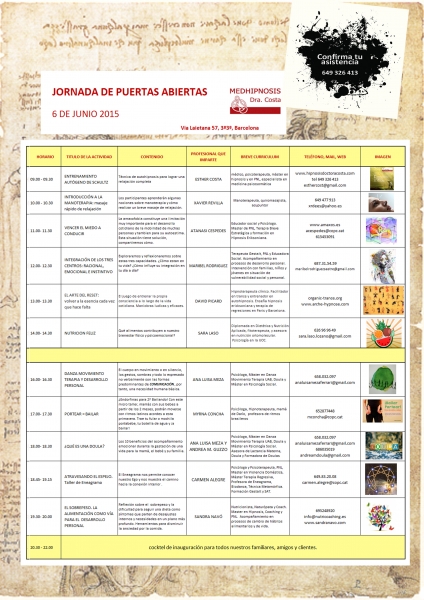 Jornada de puertas abiertas junio 2015