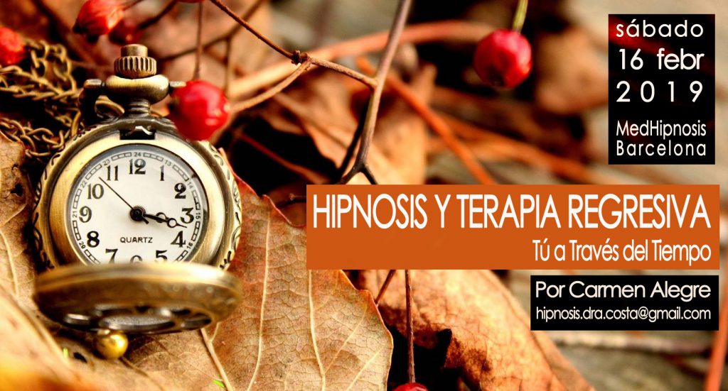 Seminario 3. Hipnosis y terapia regresiva con Carmen Alegre en MedHipnosis (Barcelona)
