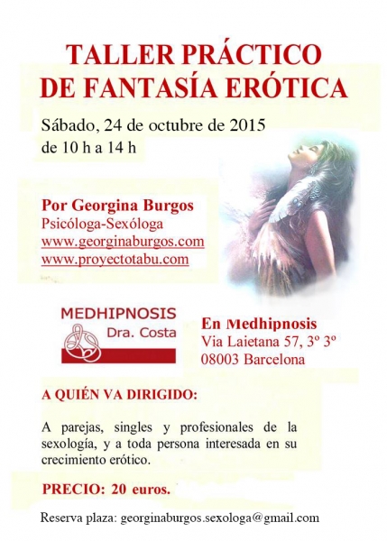 Taller práctico de fantasía erótica 24 oct 2015