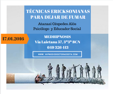 Técnicas ericksonianas aplicadas a dejar de fumar