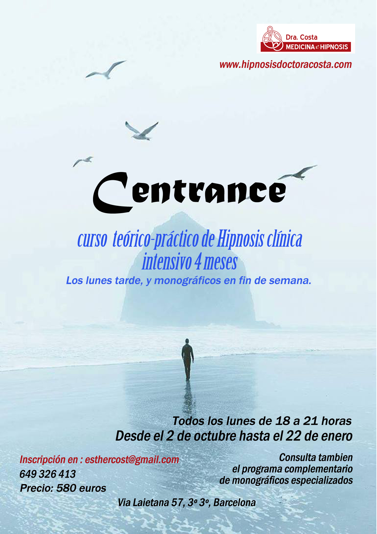 Centrance, curso hipnosis clínica