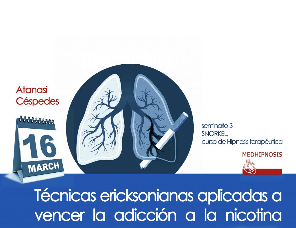 Seminario "Dejar de fumar con hipnosis" en MedHipnosis (Barcelona). Impartido por Atanasi Céspedes