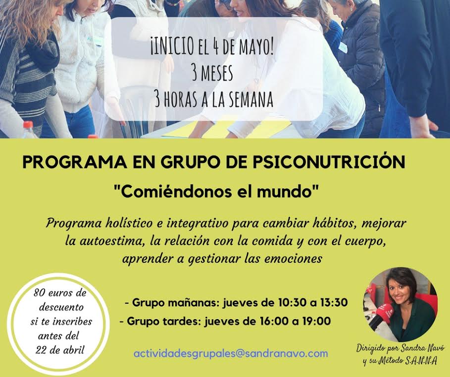 Programa en Grupo de Psiconutrición